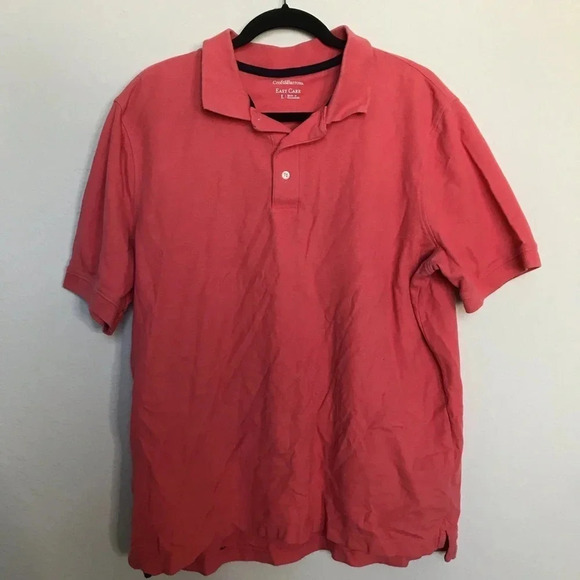 Croft & Barrow Red Easy Care Polo Shirt - Picture 1 of 4